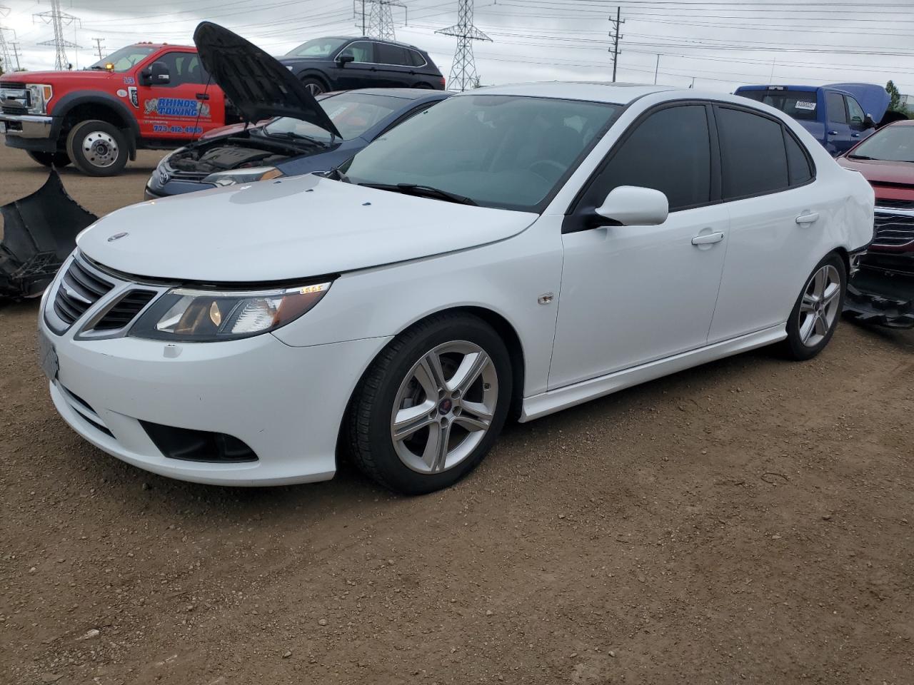 2011 Saab 9-3, VIN YS3FA4BY5B1314587 — Rear end