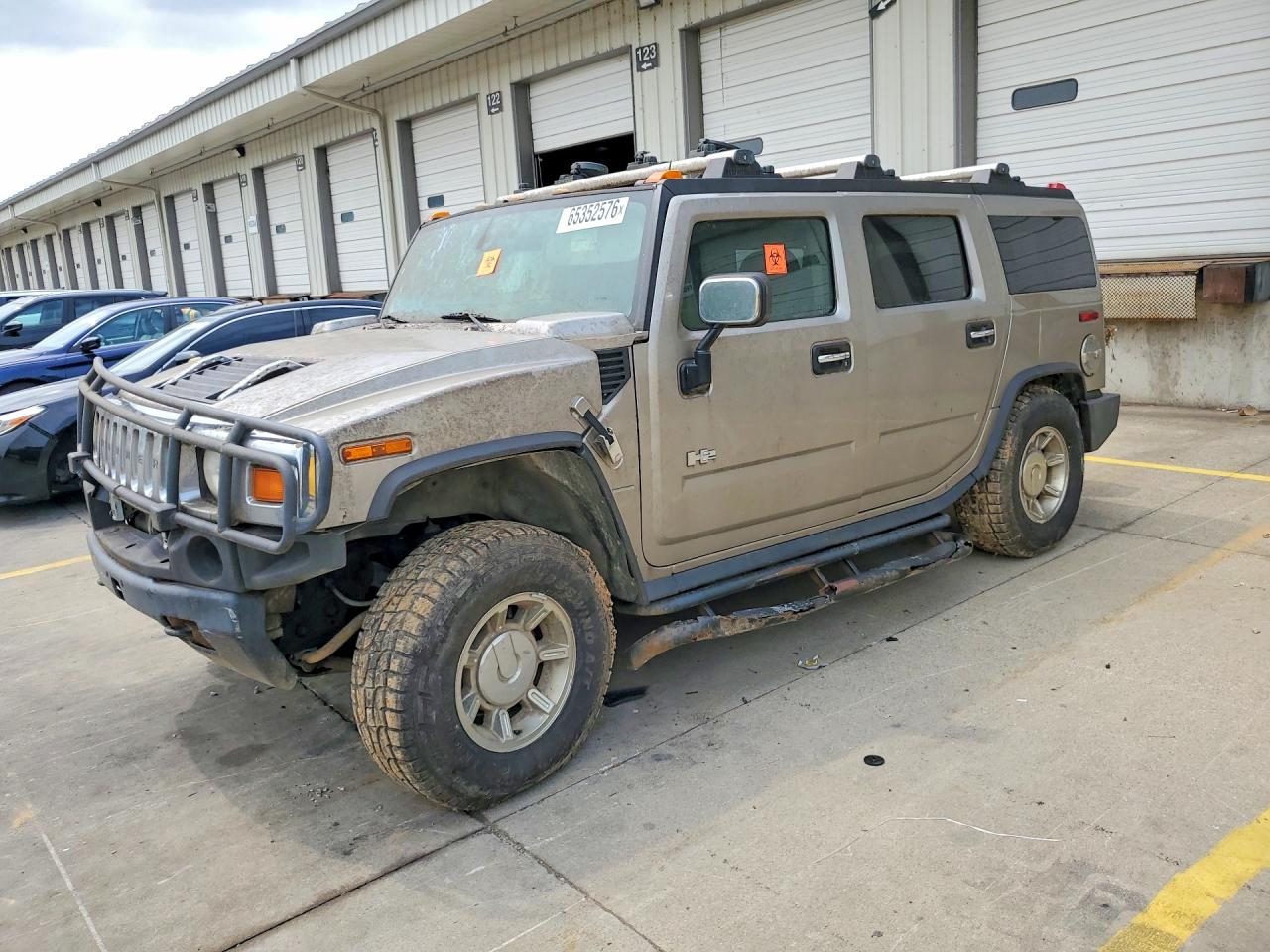 2003 Hummer H2, VIN 5GRGN23U63H125521 — Вода / потоп