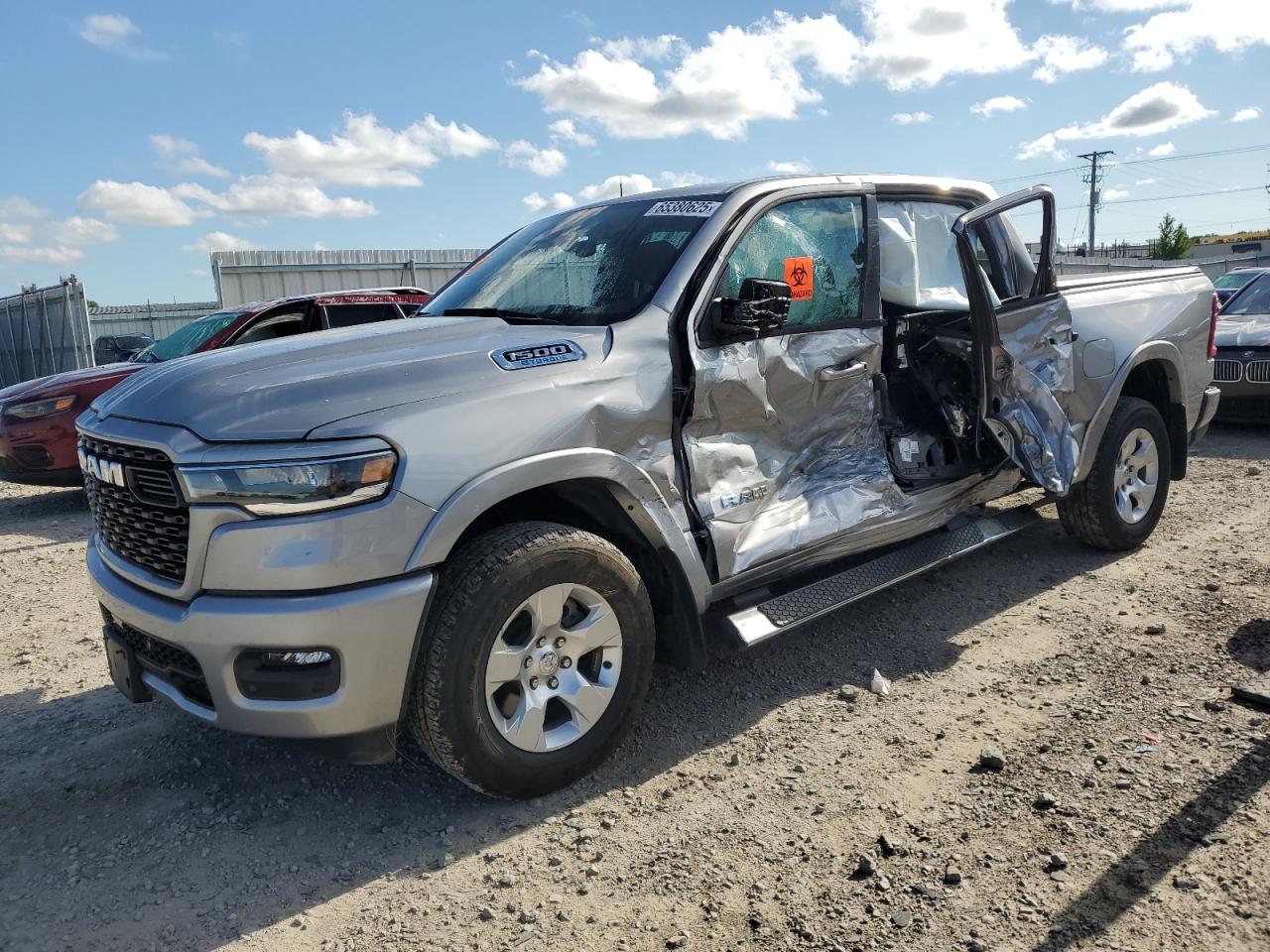 2025 Ram 1500 Big Horn, VIN 1C6RRFFG9SN568295 — Biohazard / chemical