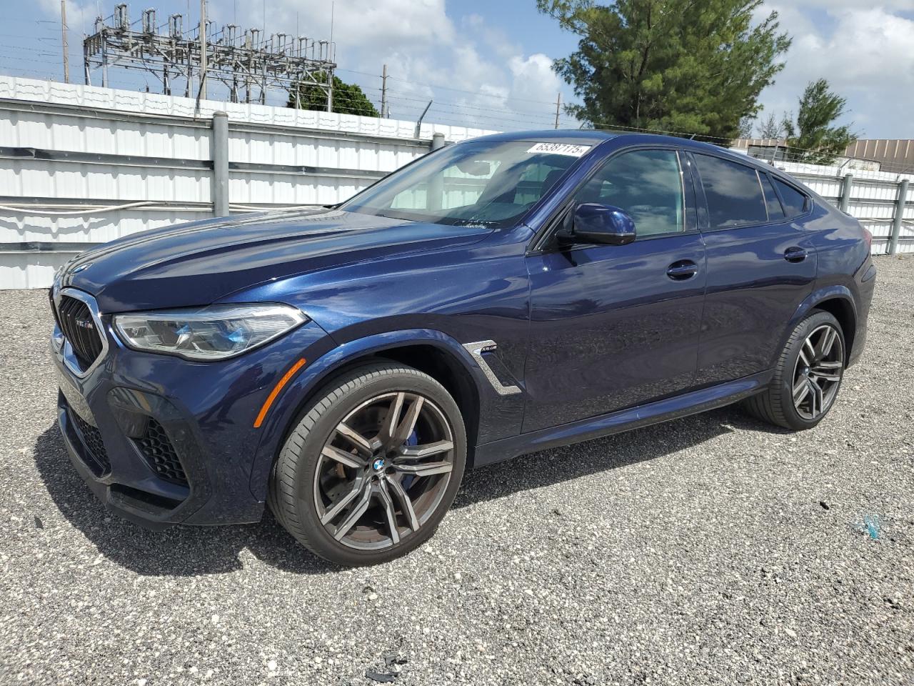 2021 BMW X6 M, VIN 5YMCY0C05M9E49168 — Missing or altered VIN