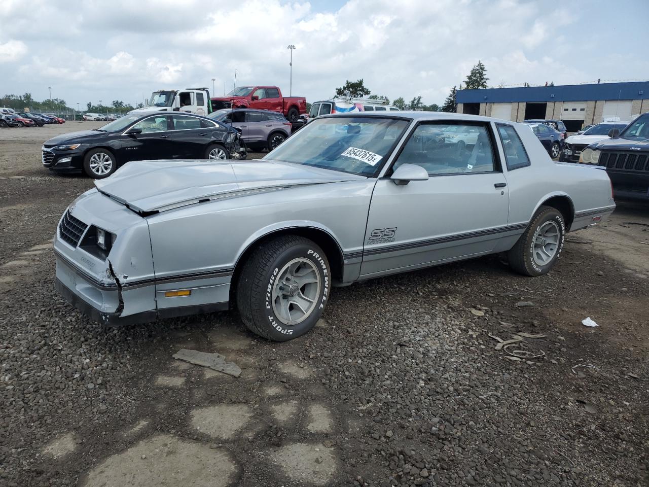 1987 Chevrolet Monte Carlo Sport SS, VIN 1G1GZ11G8HR122000 — Front end