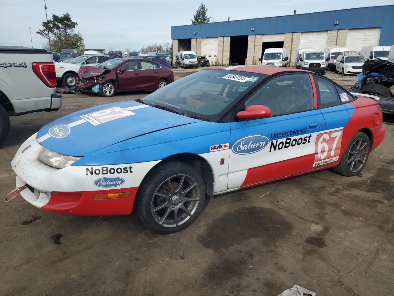 1999 Saturn SC, VIN 1G8ZR1270XZ271458 — Stripped