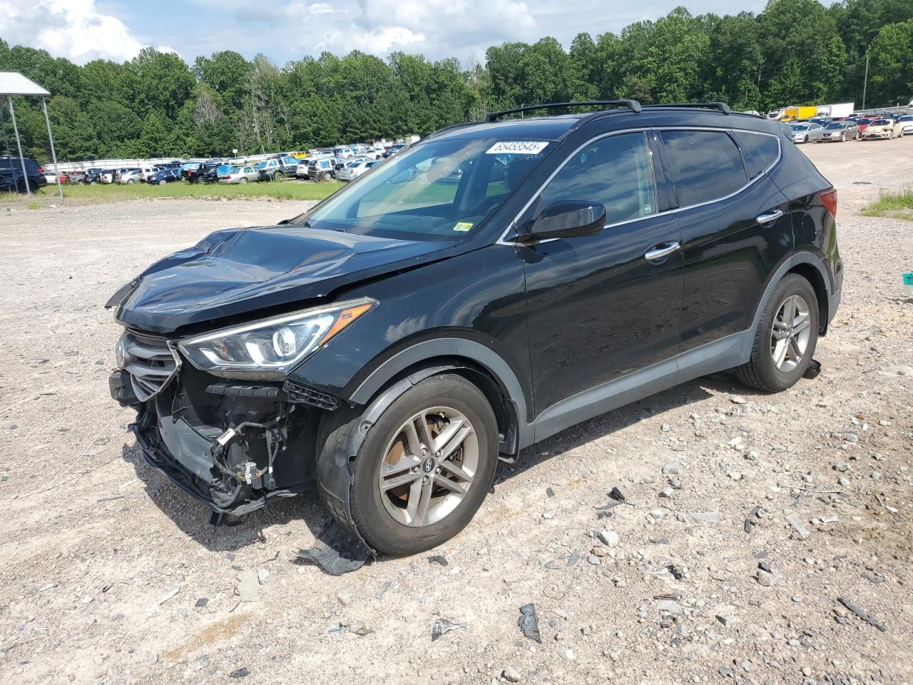 2017 Hyundai Santa Fe 2.4L, VIN 5NMZU3LB1HH022448 — Front end