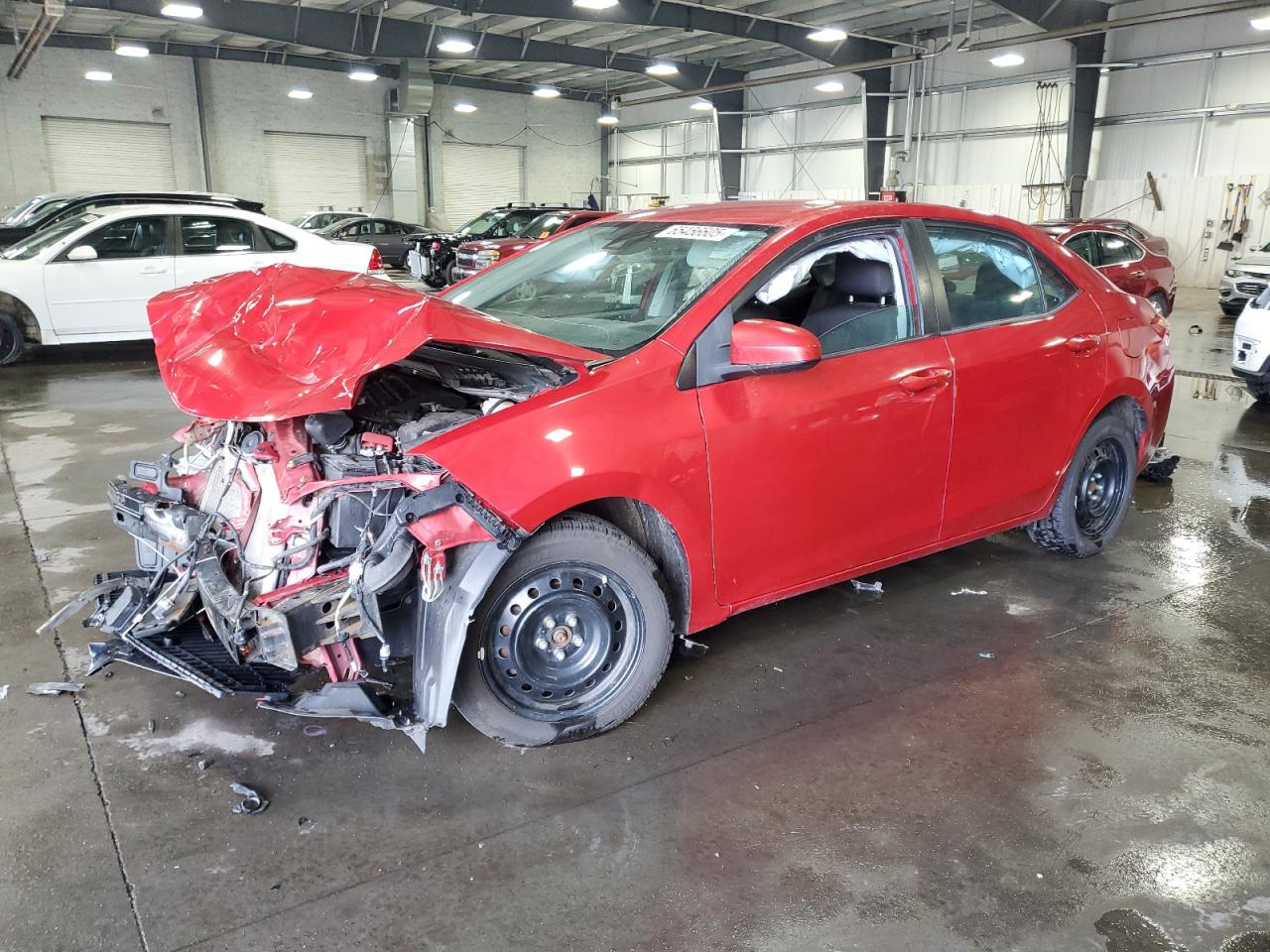 2018 Toyota Corolla L, VIN 2T1BURHE5JC056749 — Front end