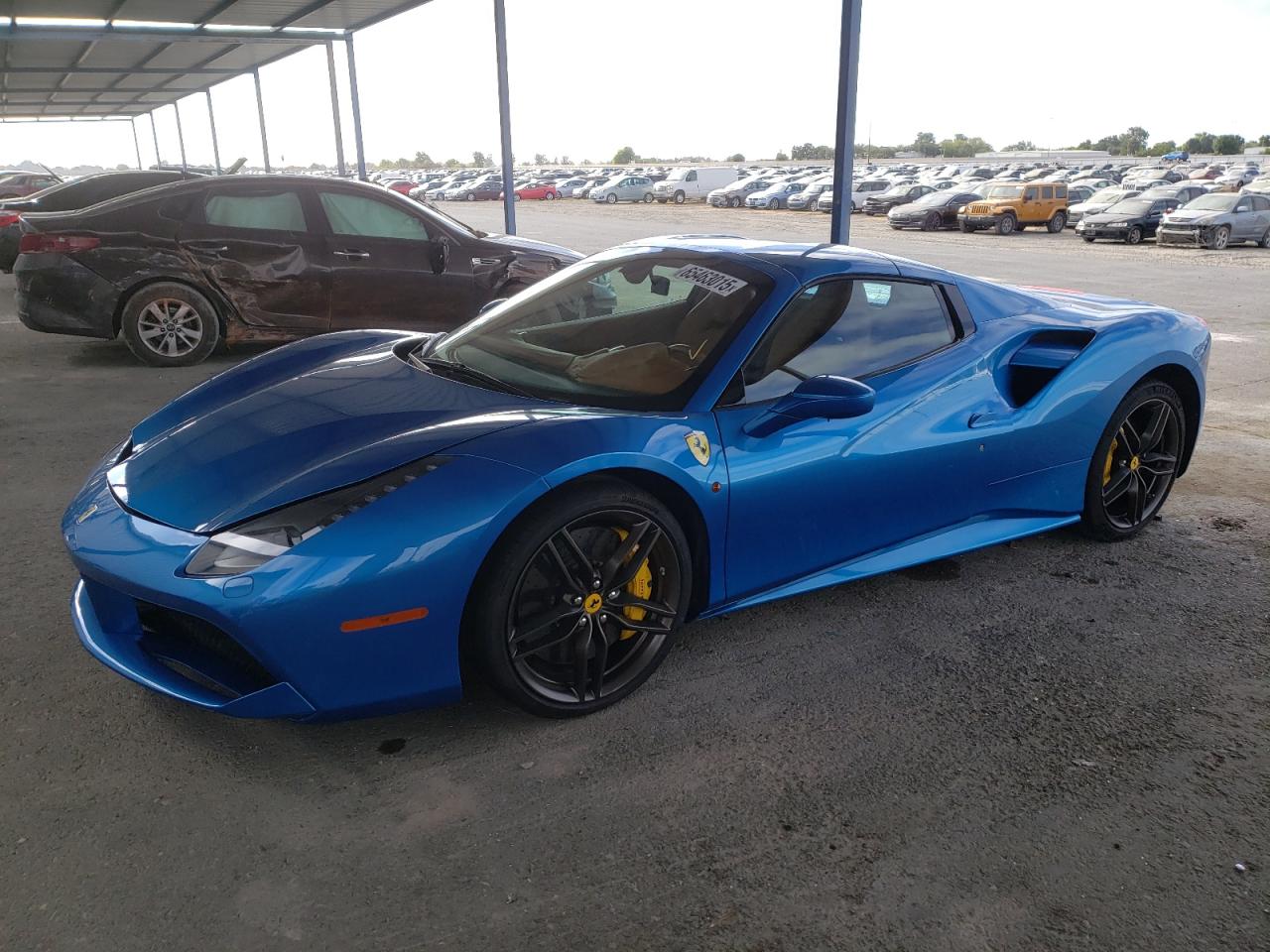 2018 Ferrari 488, VIN ZFF80AMA0J0232452 — Water / flood