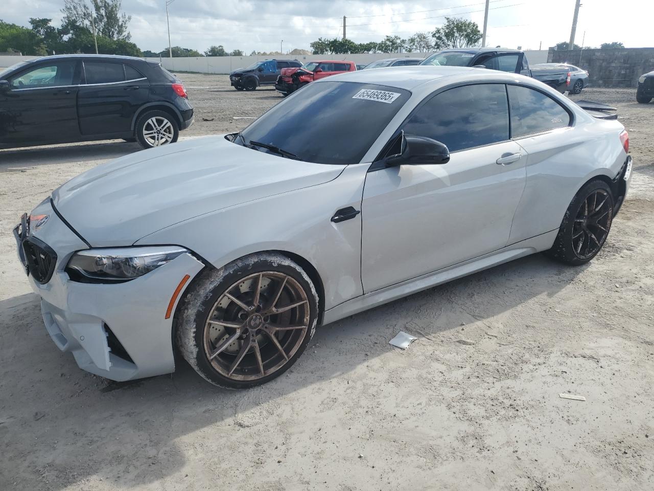 2021 BMW M2 Competition, VIN WBS2U7C02M7H30311 — Rear end