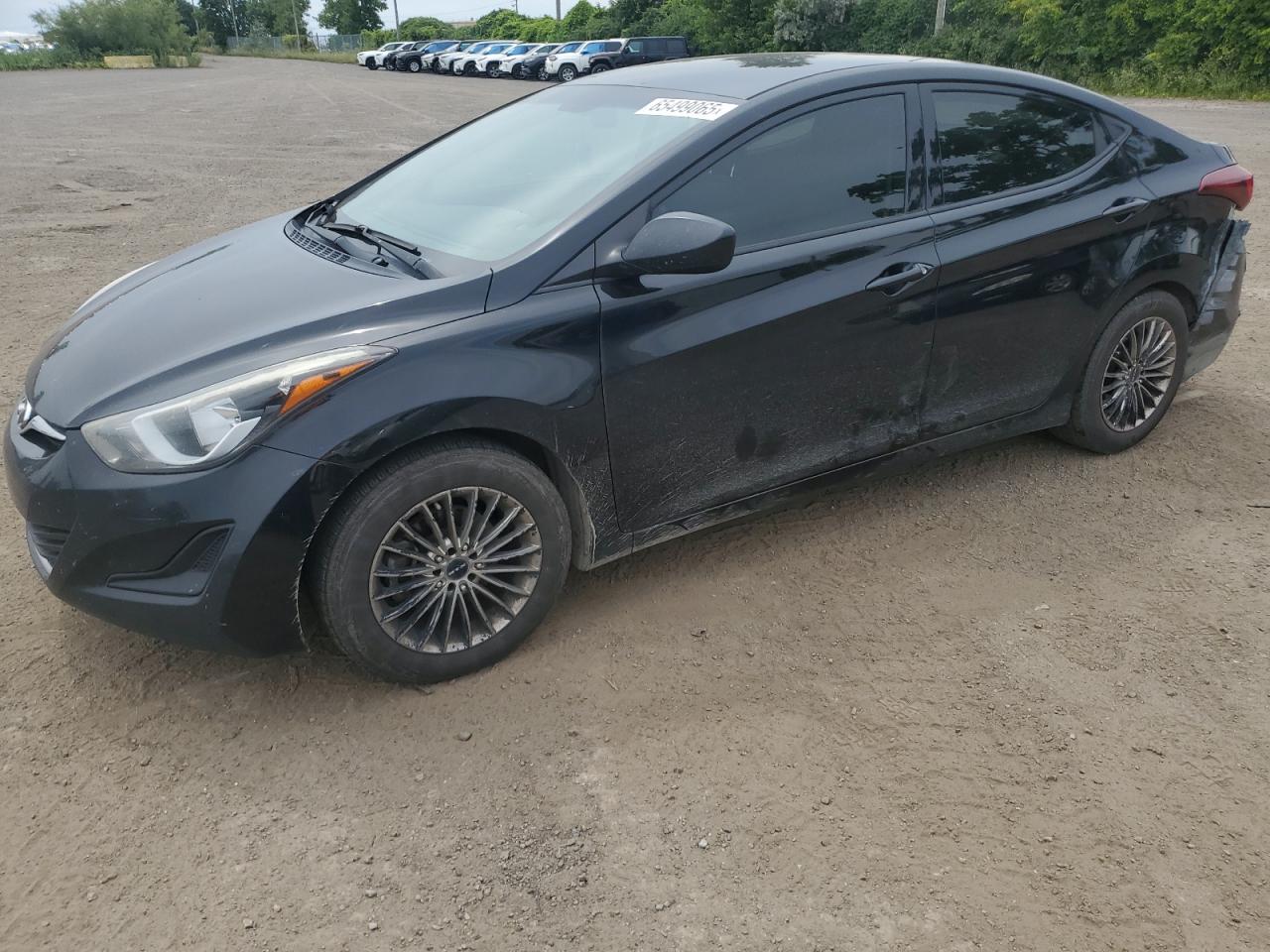 2016 Hyundai Elantra SE, VIN 5NPDH4AEXGH781473 — Rear end