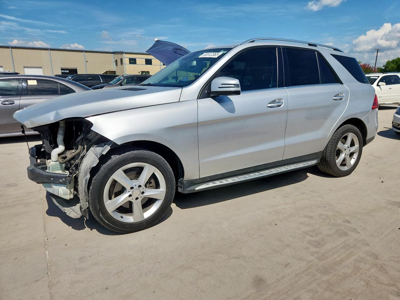 2016 Mercedes-Benz GLE 350, VIN 4JGDA5JB2GA732173 — Front end