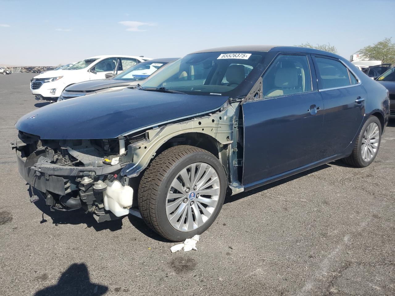 2010 Saab 9-5 Aero, VIN YS3GR4BJ5A4002797 — Front end