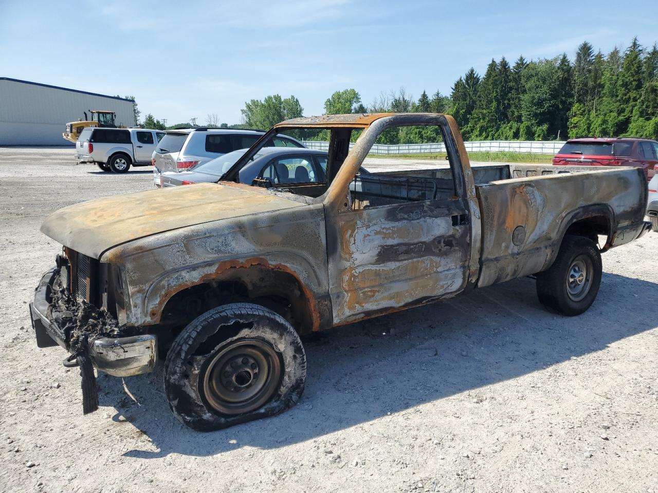 2000 Chevrolet Silverado 3500, VIN 1GCHK34R7YR127939 — Burn