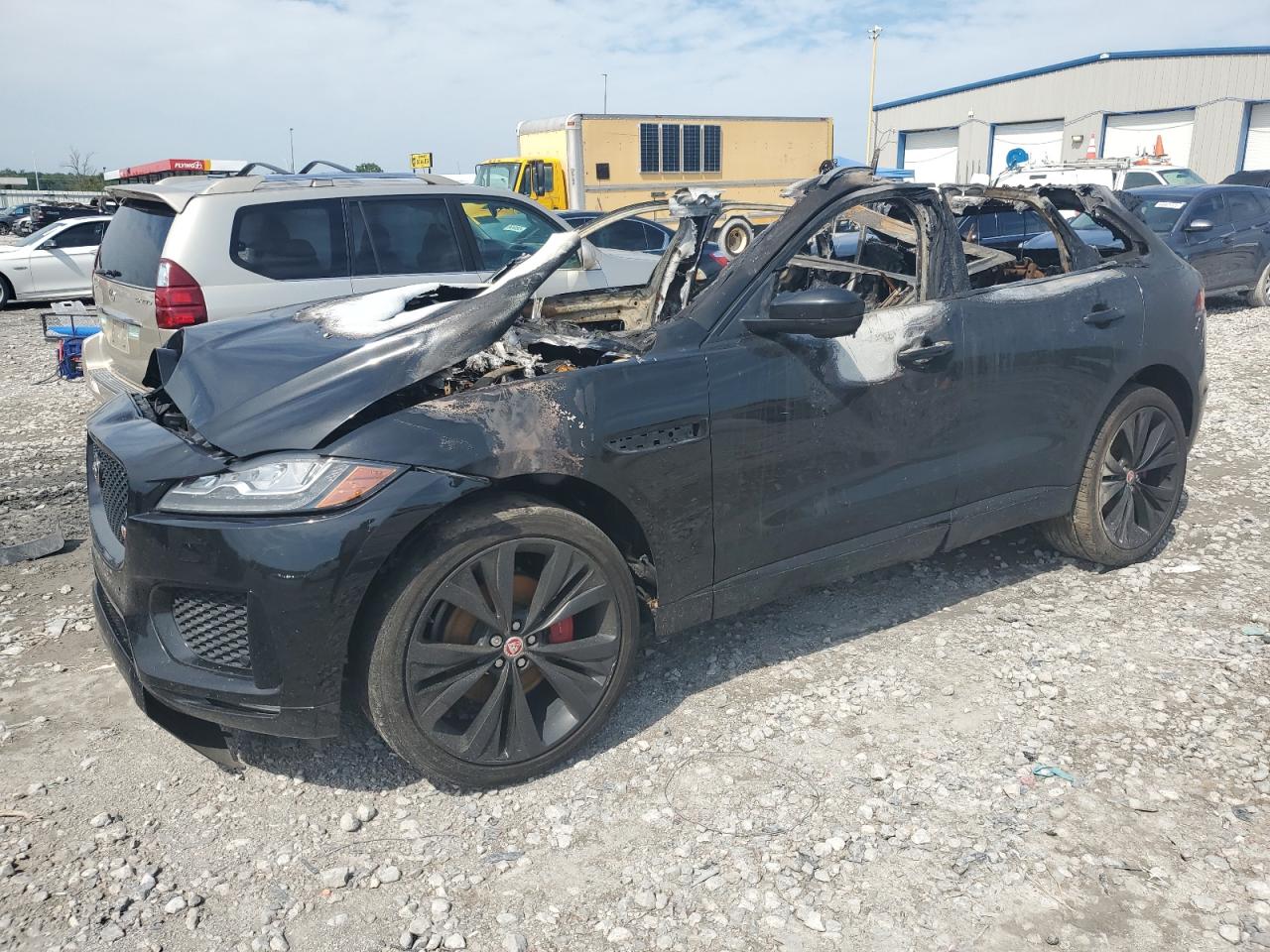 2018 Jaguar F-Pace S, VIN SADCM2FV8JA298765 — Пожар