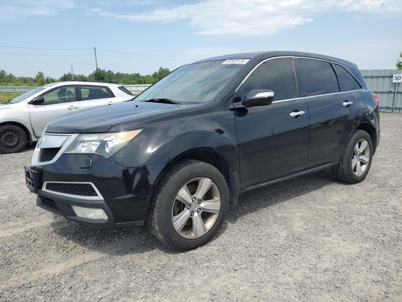2012 Acura MDX Advance, VIN 2HNYD2H60CH002837 — Engine fire
