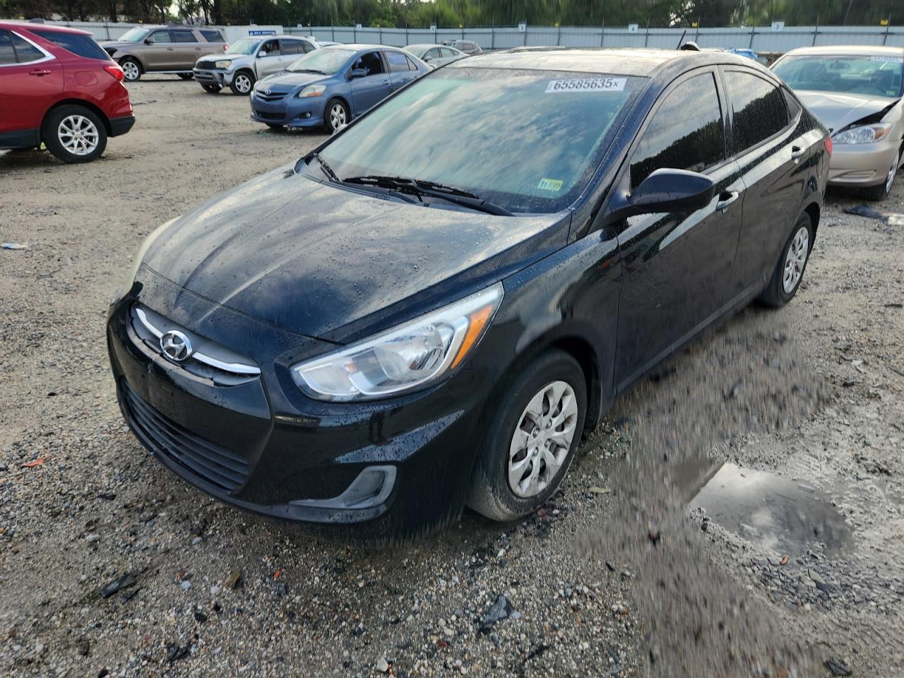 2016 Hyundai Accent SE, VIN KMHCT4AE8GU160969 — Фото с аукциона