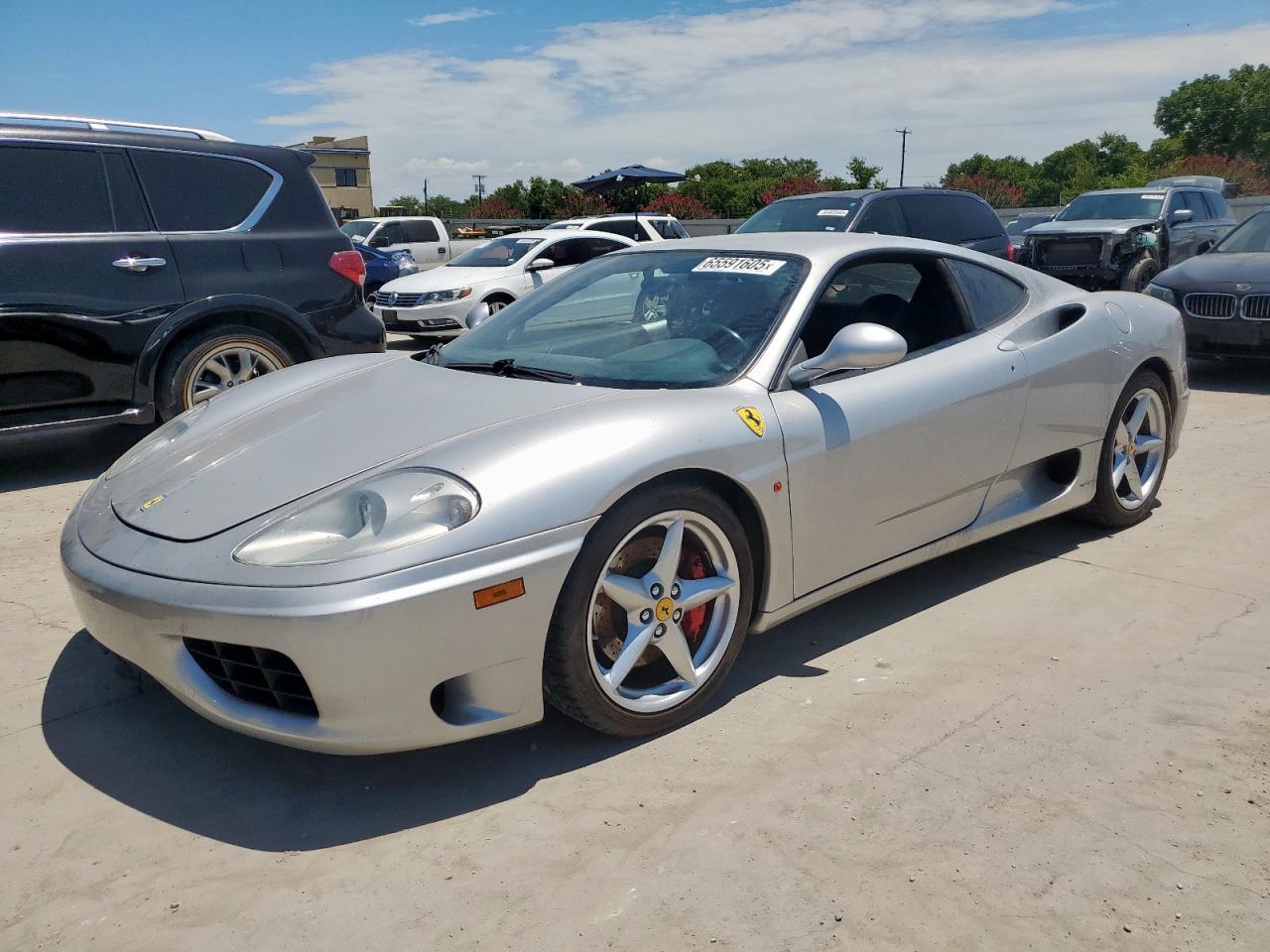 2004 Ferrari 360, VIN ZFFYU51A940137165 — Burn