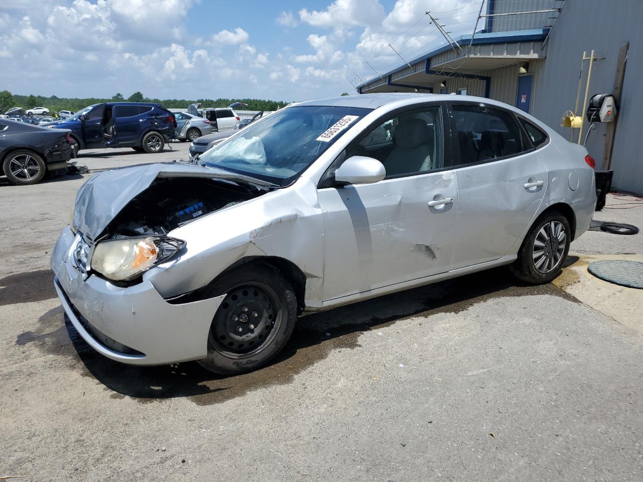 2010 Hyundai Elantra GLS, VIN KMHDU4AD5AU207178 — Front end