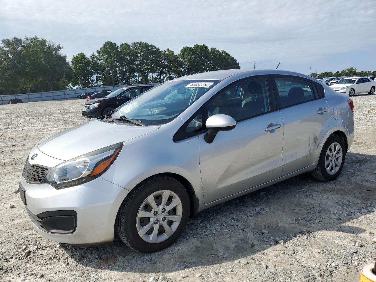 2013 Kia Rio LX, VIN KNADM4A39D6167740 — Vandalism
