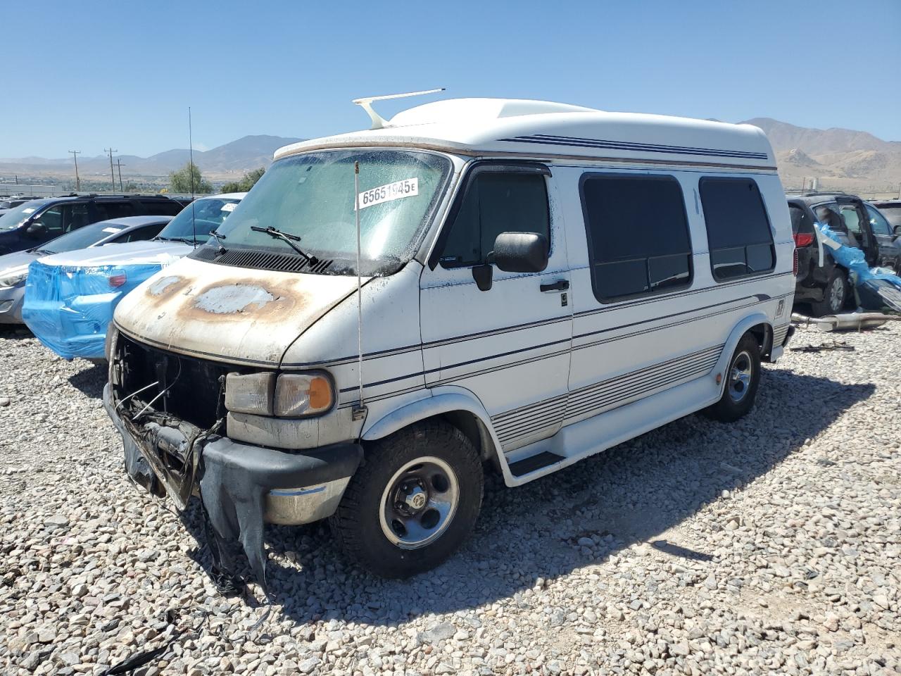 1996 Dodge RAM, VIN 2B6HB21Z8TK107343 — Пожар в салоне