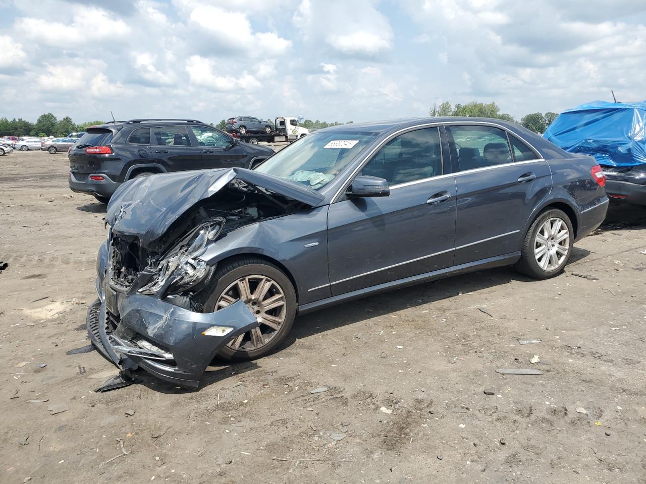 2012 Mercedes-Benz E 350 Sport, VIN WDDHF5KB1CA652613 — Front end