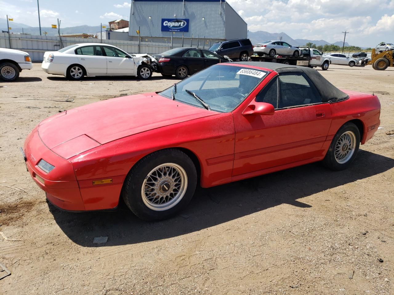 1991 Mazda RX-7, VIN JM1FC3529M0904464 — Minor dents and scratches