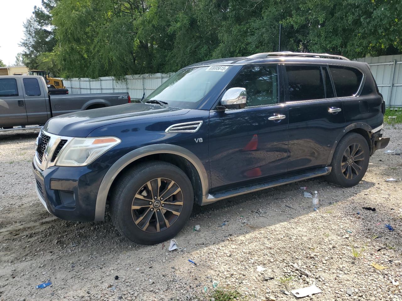 2018 Nissan Armada SV, VIN JN8AY2NC0J9551817 — Side