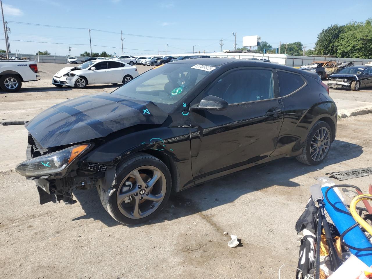 2020 Hyundai Veloster 2.0, VIN KMHTG6AF3LU023893 — Biohazard / chemical