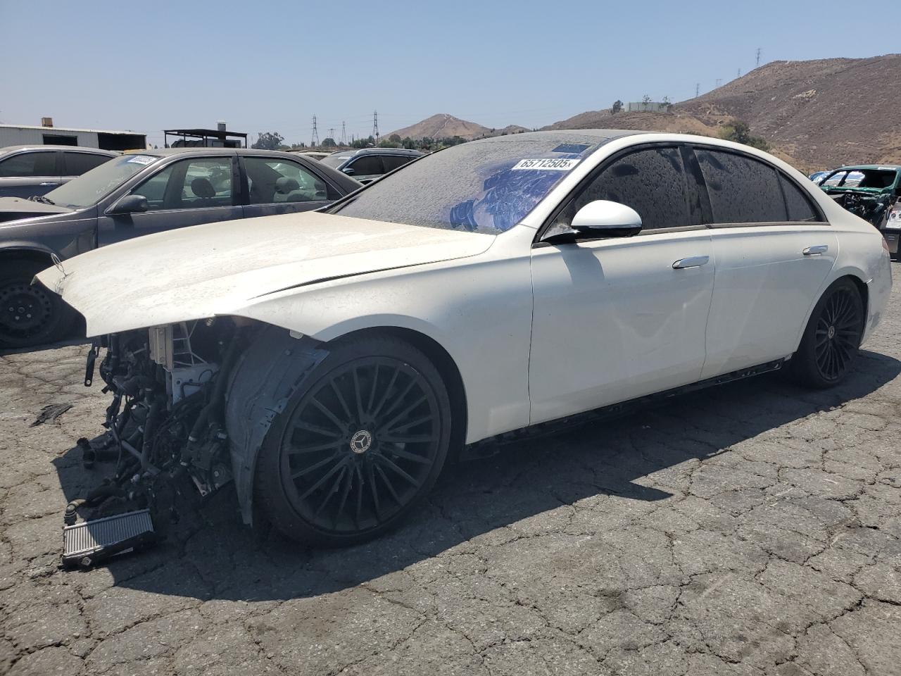 2021 Mercedes-Benz S 580, VIN W1K6G7GB9MA023742 — Front end