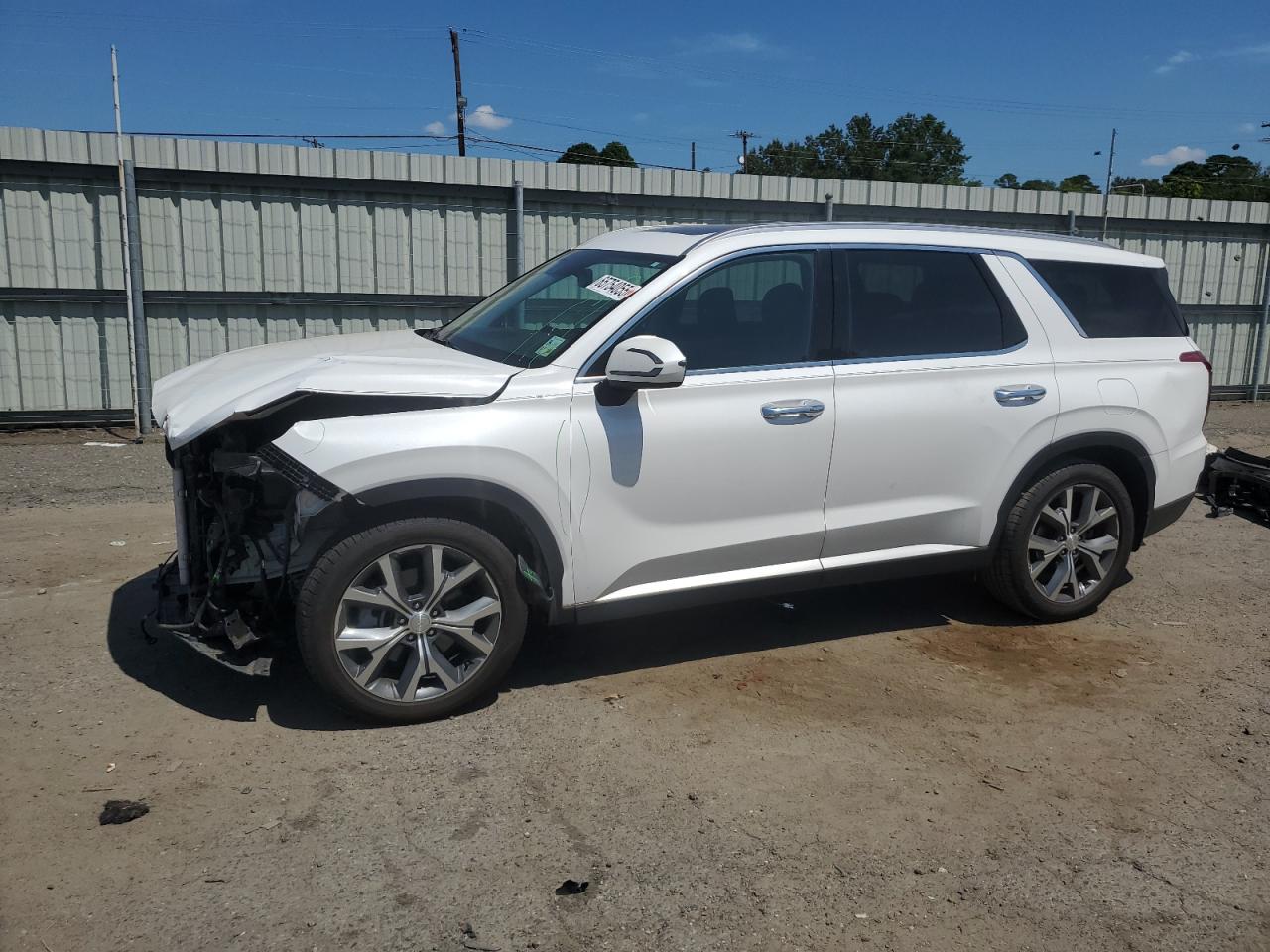 2020 Hyundai Palisade SEL, VIN KM8R34HE6LU158275 — Front end