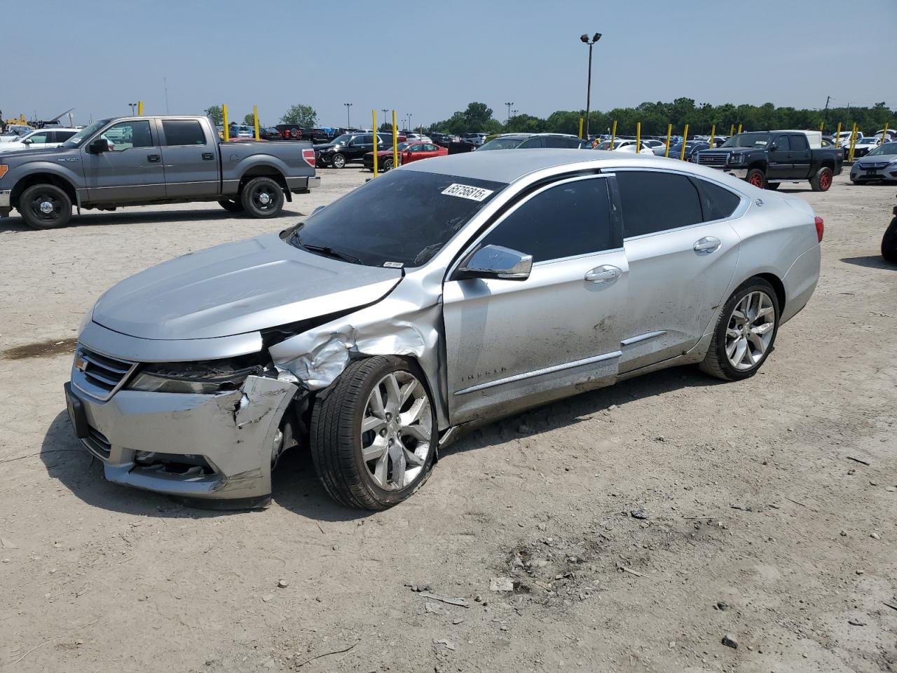 2015 Chevrolet Impala LTZ, VIN 2G1165S36F9112445 — Front end