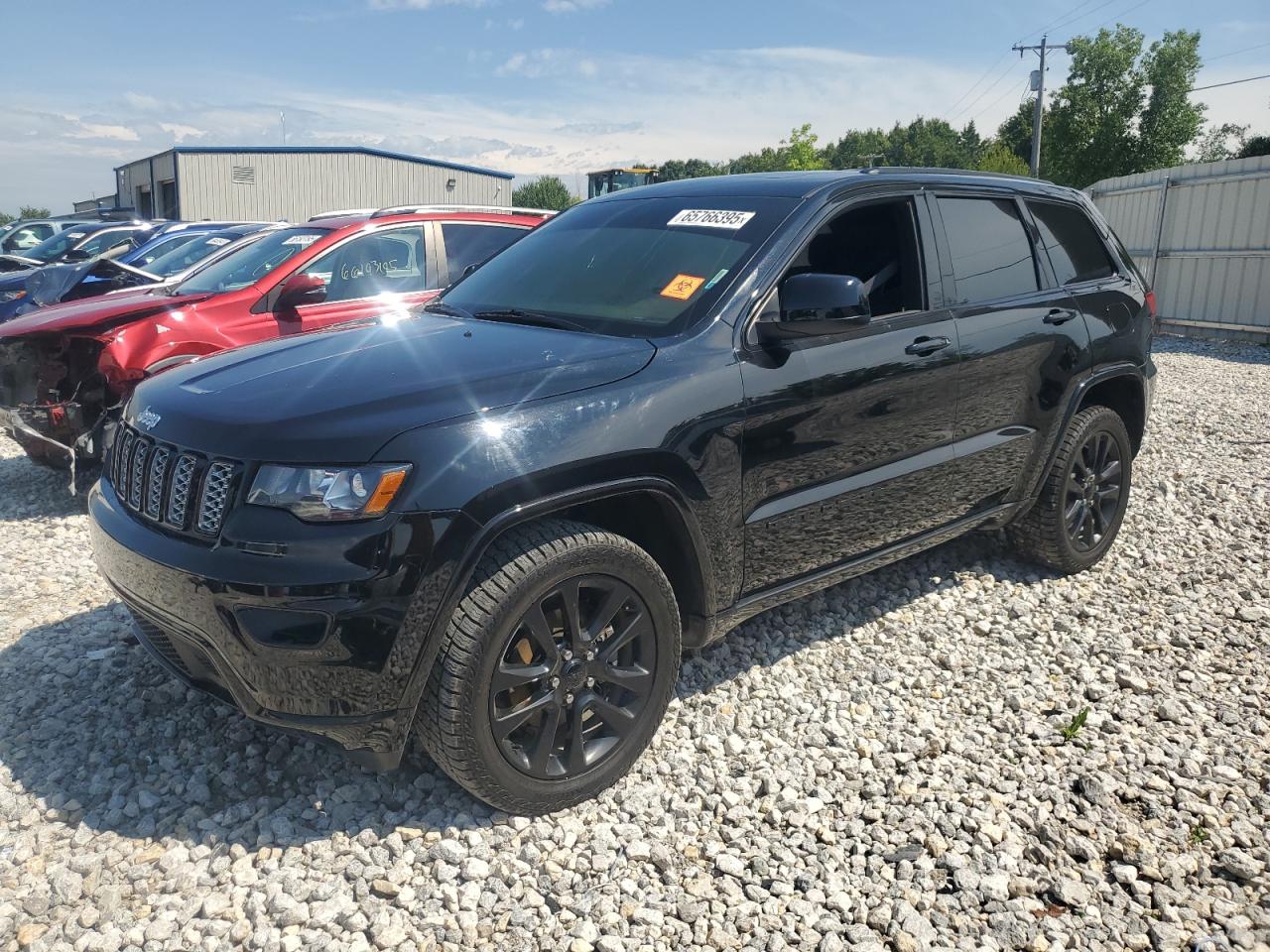 2020 Jeep Grand Cherokee Upland, VIN 1C4RJFAG0LC111489 — Interior fire