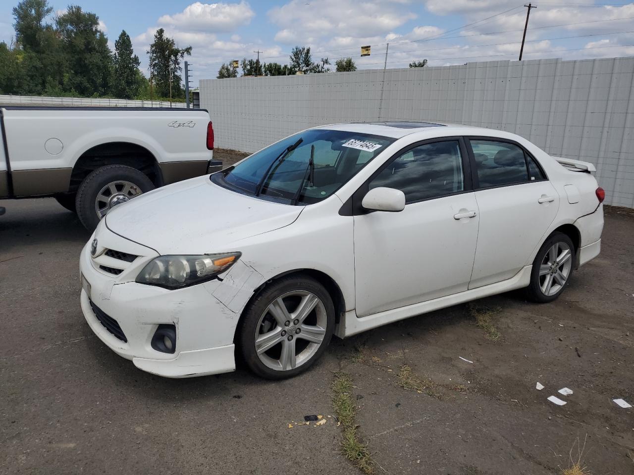 2013 Toyota Corolla L, VIN 2T1BU4EE4DC027058 — Rear end