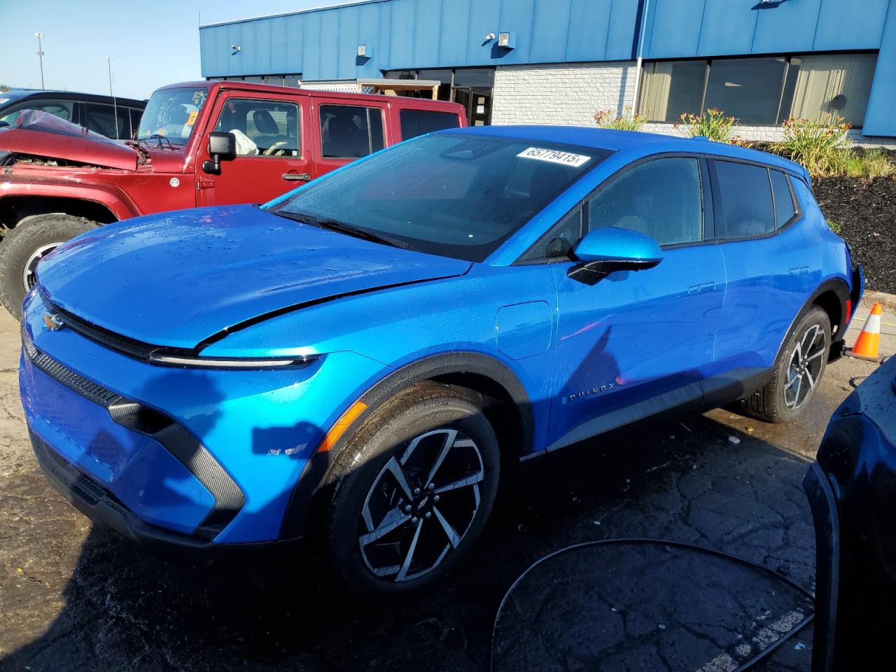 2025 Chevrolet Equinox EV LT1 w/PCY, VIN 3GN7DMRPXSS219416 — Rear end