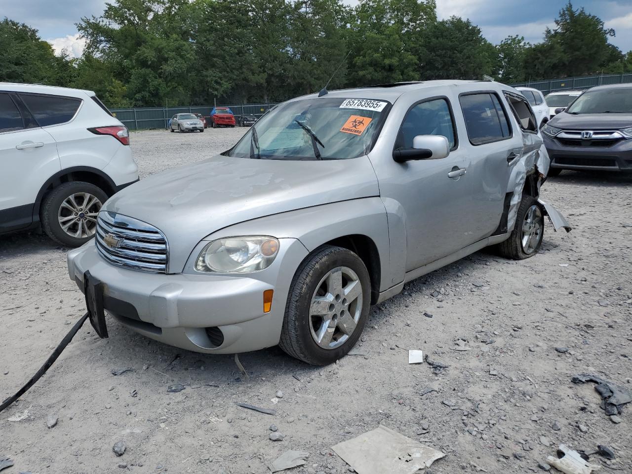 2011 Chevrolet HHR LS, VIN 3GNBAAFW3BS564994 — Rear end