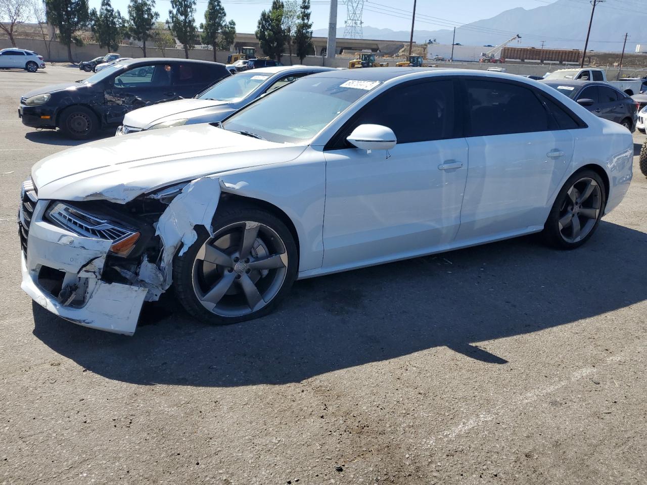 2018 Audi A8 Sport, VIN WAU43AFD9JN000377 — Front end
