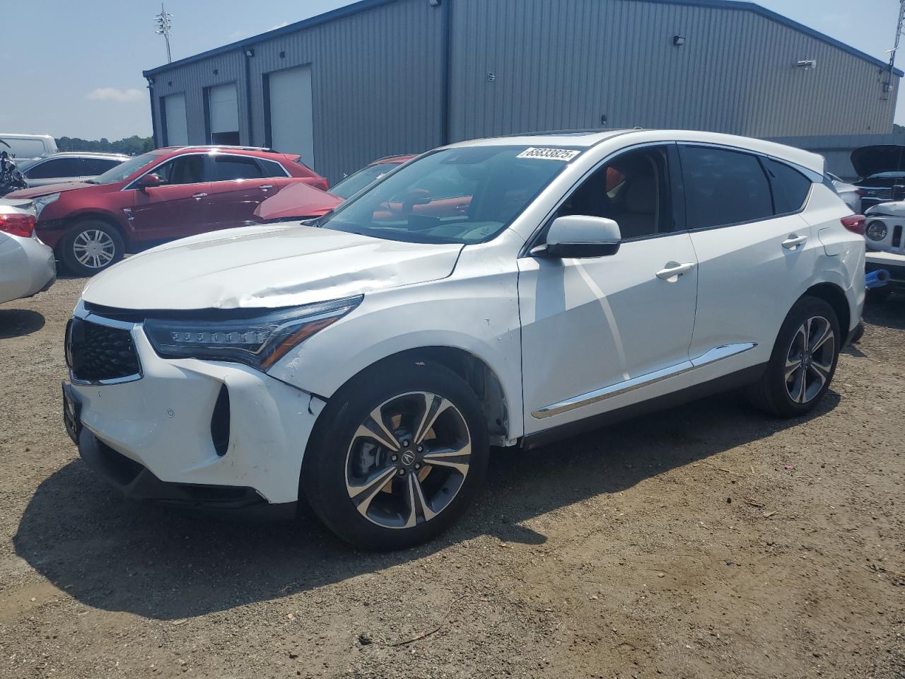 2022 Acura RDX Advance, VIN 5J8TC2H72NL009713 — Prior damage history