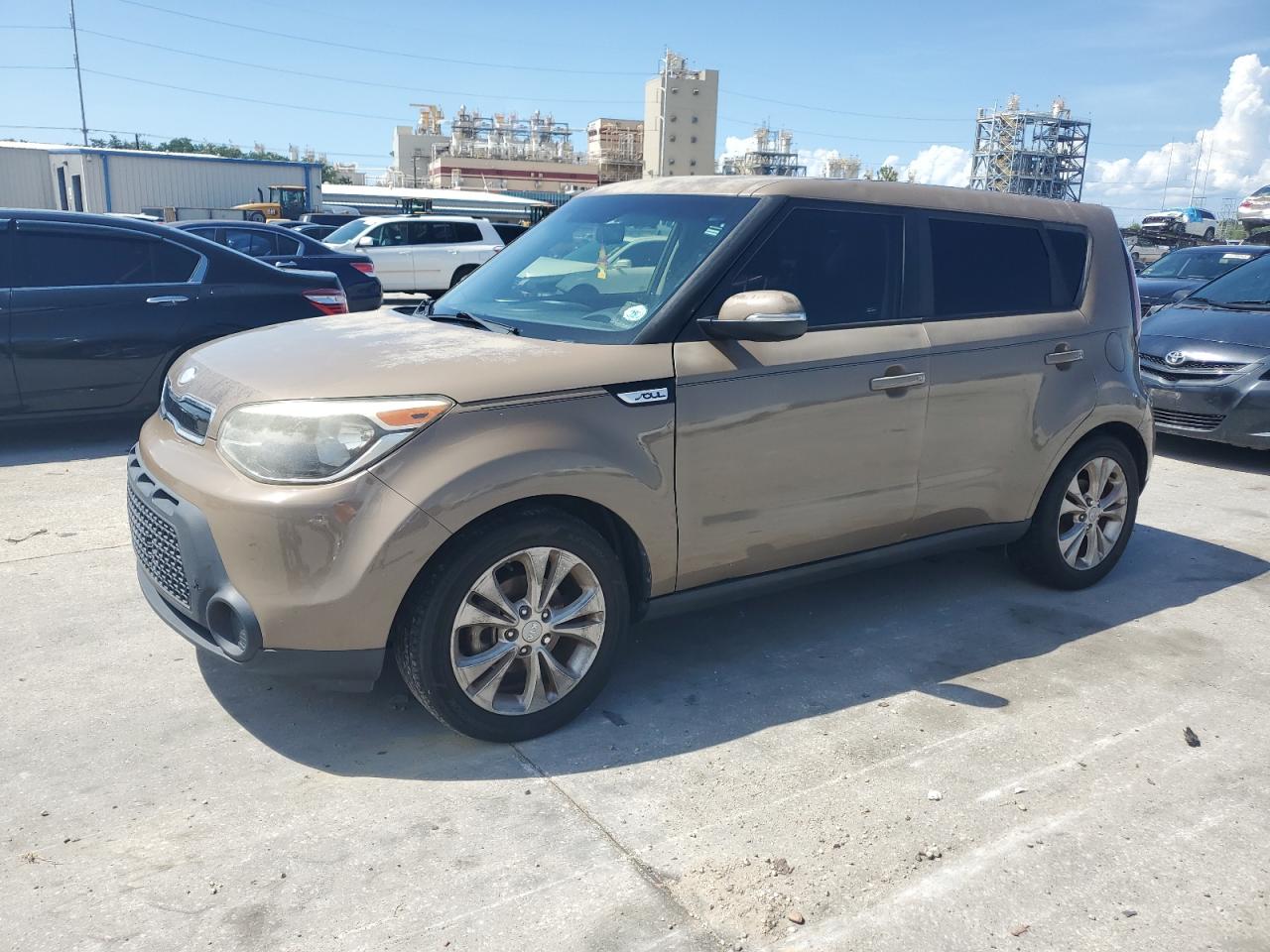 2014 Kia Soul +, VIN KNDJP3A55E7028533 — Prior damage history