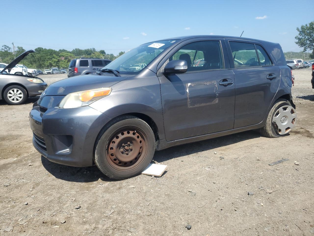 2012 Scion xD, VIN JTKKU4B42C1022917 — Rear end