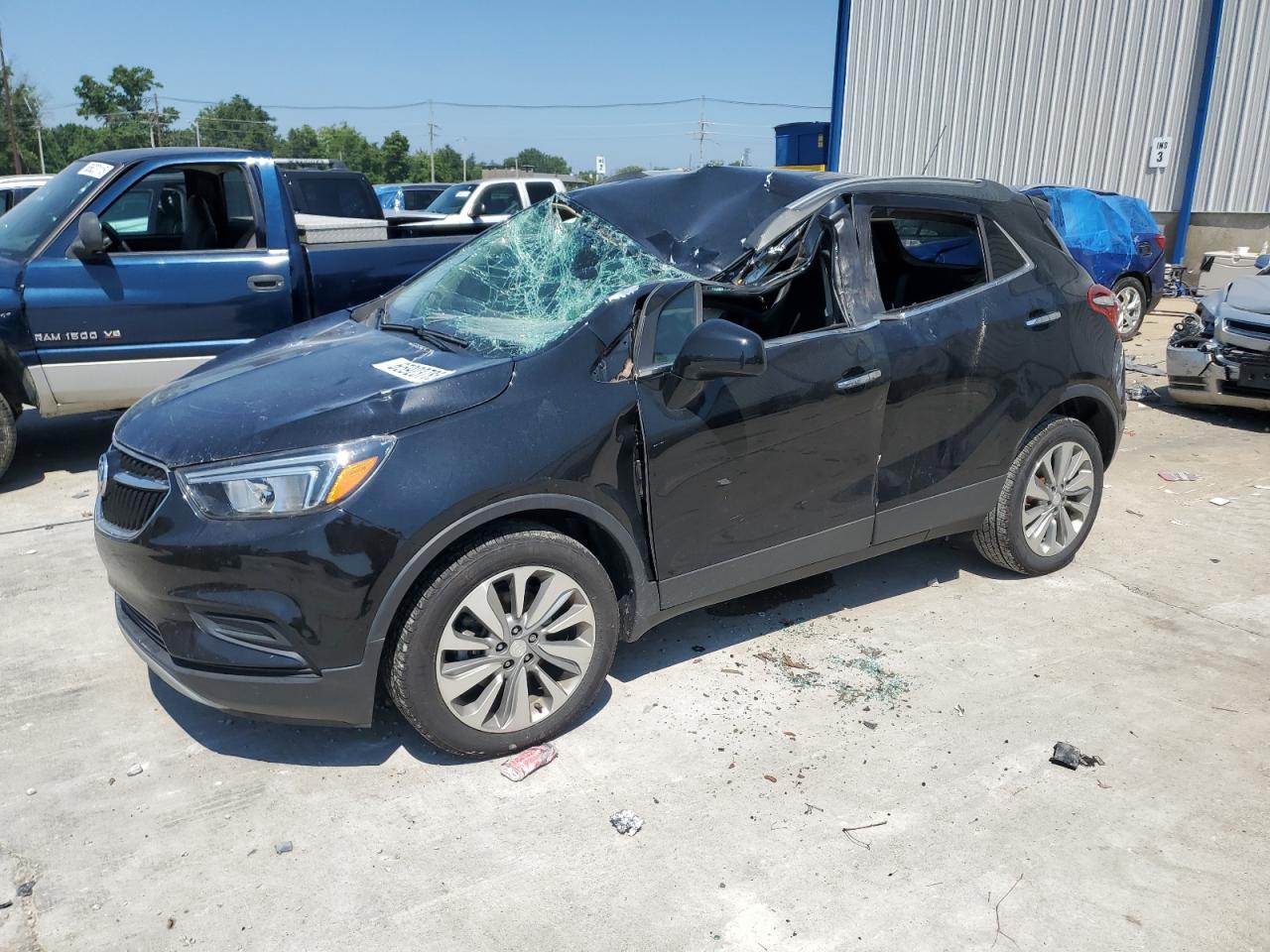 2020 Buick Encore Preferred, VIN KL4CJASB9LB330091 — Крыша