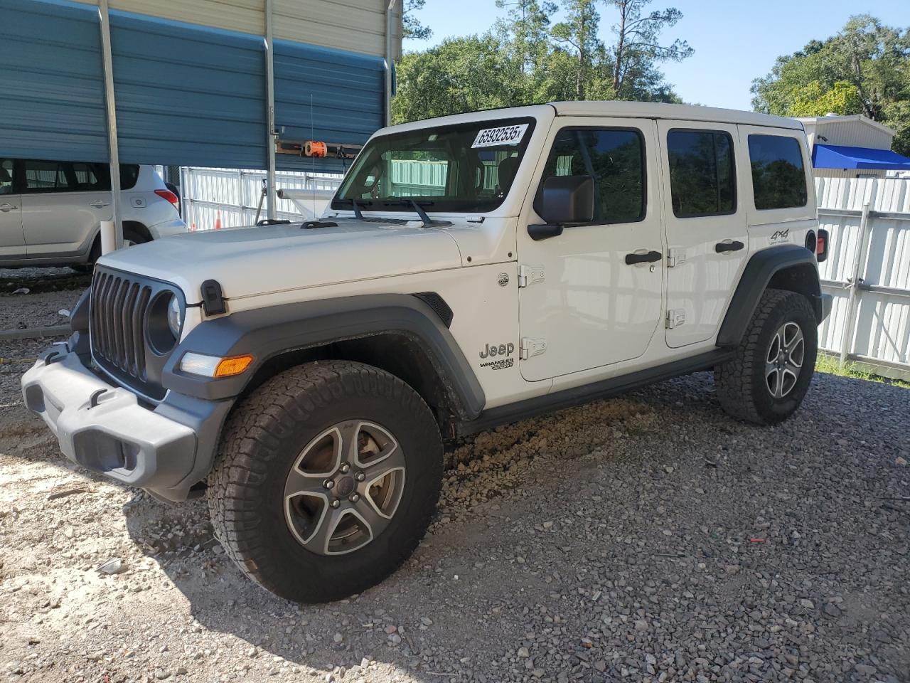 2021 Jeep Wrangler Unlimited Willys, VIN 1C4HJXDN7MW521105 — Rejected repair