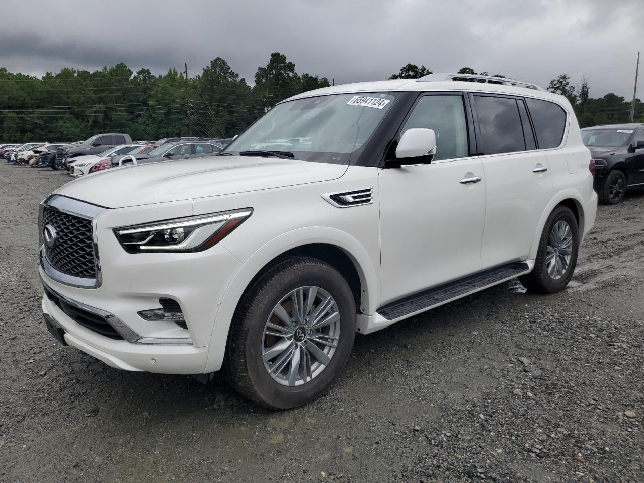 2021 Infiniti QX80 Luxe, VIN JN8AZ2AE4M9268247 — Rear end