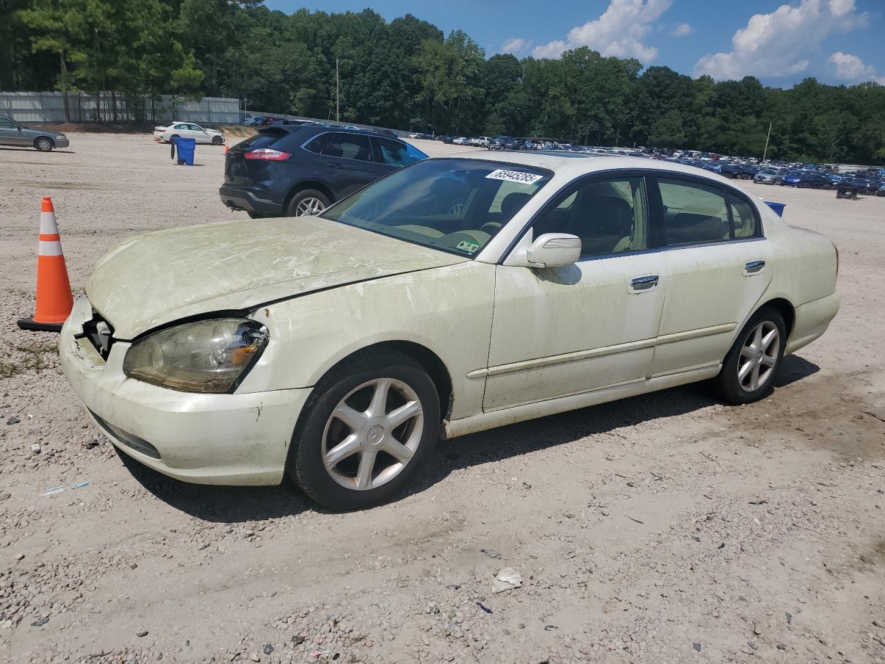 2004 Infiniti Q45 Luxury, VIN JNKBF01A54M500960 — Front end