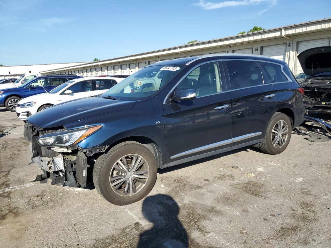 2019 Infiniti QX60 Luxe, VIN 5N1DL0MN3KC522200 — Фото с аукциона