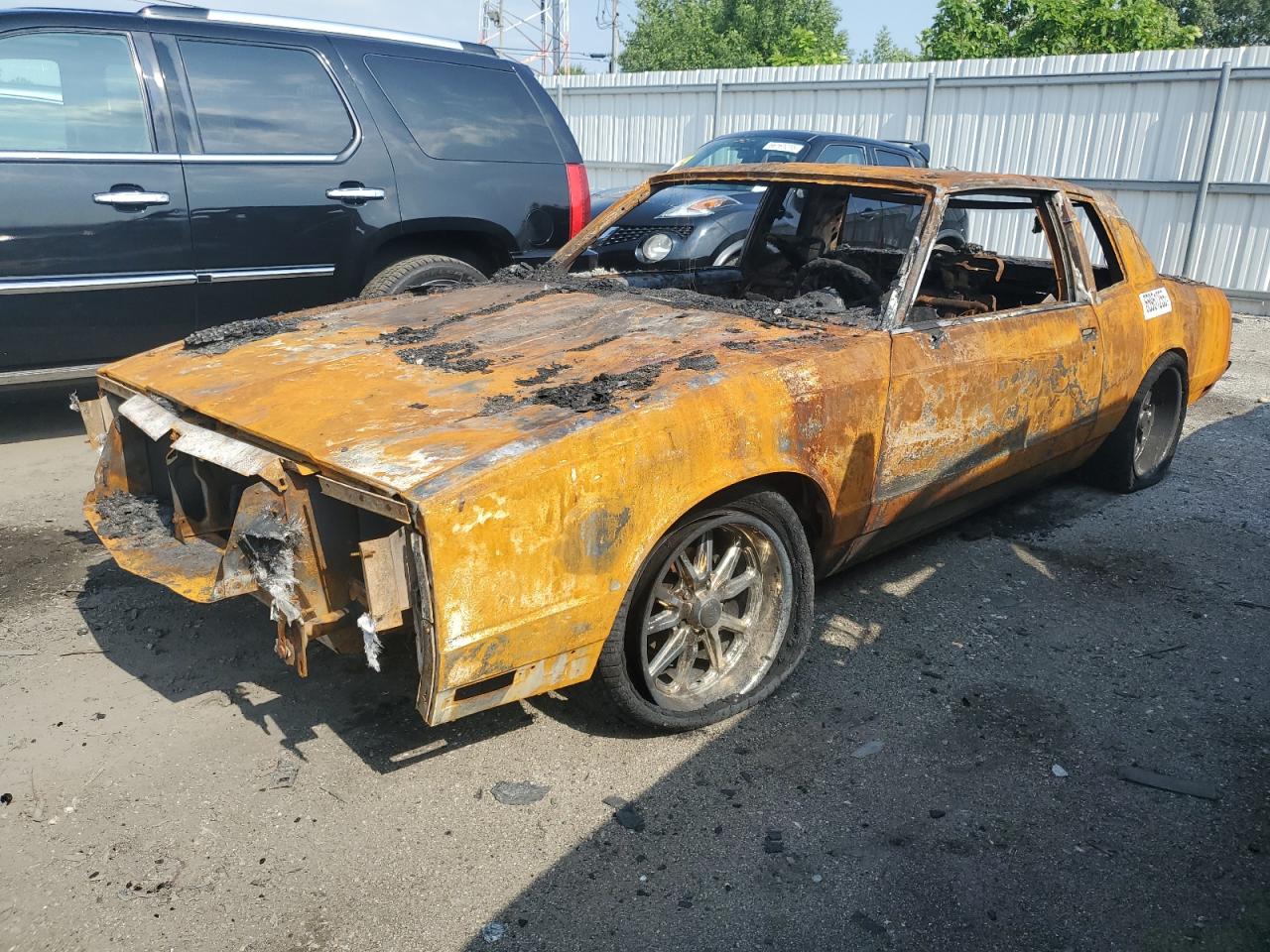 1987 Chevrolet Monte Carlo Sport SS, VIN 1G1GZ11G0HR111217 — Burn