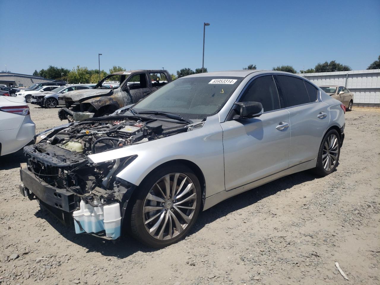 2017 Infiniti Q50 Signature Edition, VIN JN1EV7AP9HM736910 — Front end