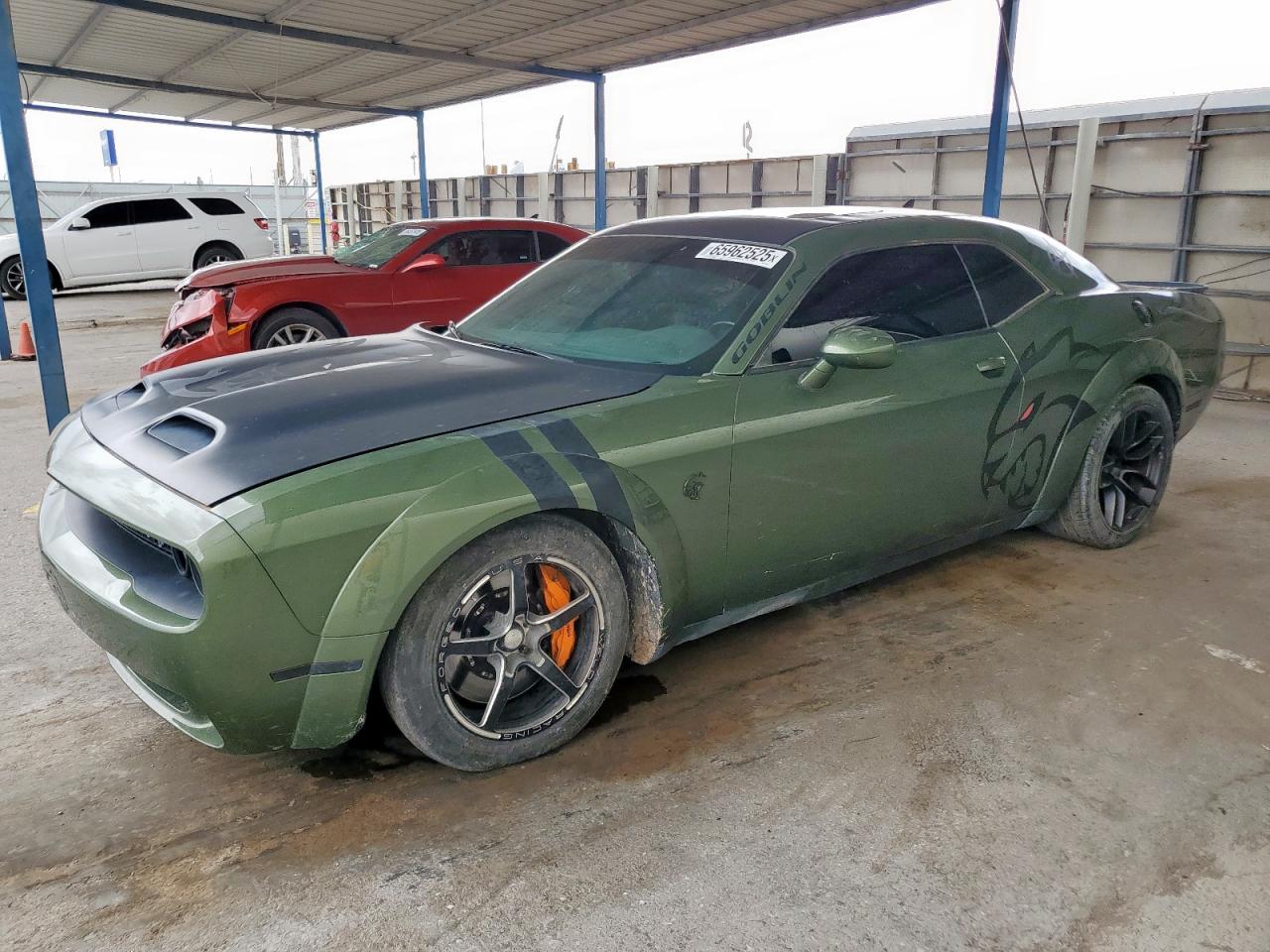 2019 Dodge Challenger SRT Hellcat Redeye Widebody, VIN 2C3CDZL96KH533876 — Пожар в салоне