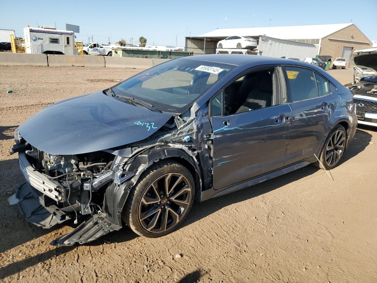 2021 Toyota Corolla SE, VIN JTDS4MCE4MJ062061 — Front end