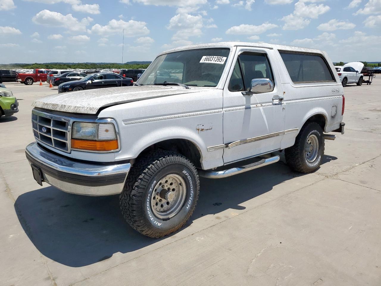 1993 Ford Bronco Custom, VIN 1FMEU15H3PLA81000 — Hail