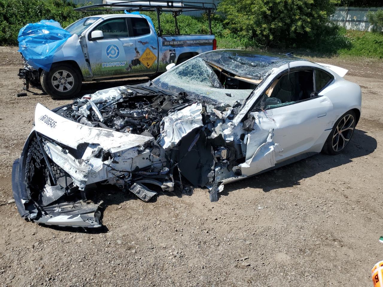 2021 Jaguar F-Type P300, VIN SAJDD1GX4MCK76007 — Rollover