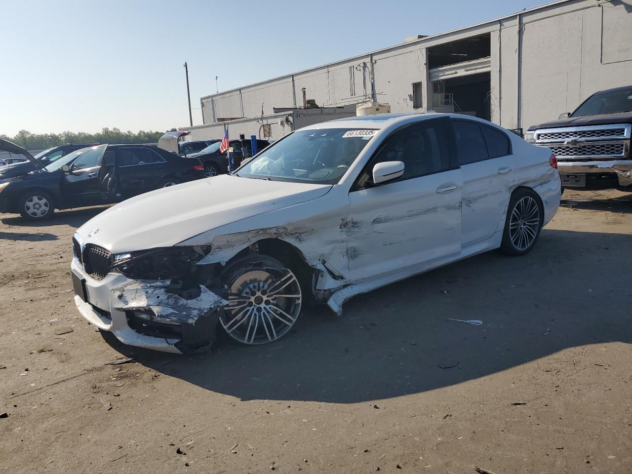 2018 BMW 5 Series 540i xDrive, VIN WBAJE7C58JWD53087 — Front end