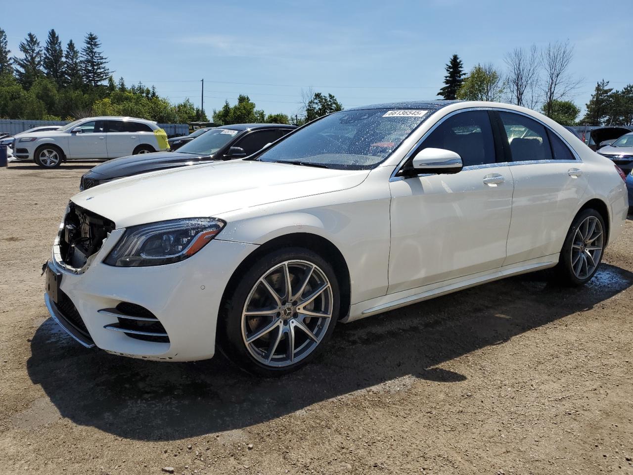 2018 Mercedes-Benz S, VIN WDDUF8GB4JA419136 — Front end