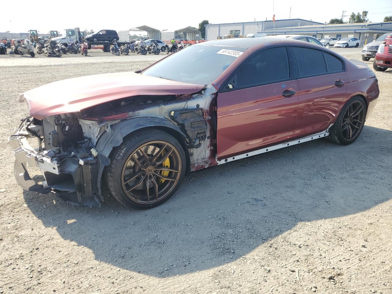 2018 BMW M6, VIN WBS6E9C56JG808216 — Front end